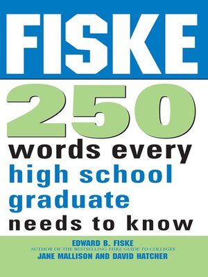 cover image of 250 Words Every High School Graduate Needs to Know